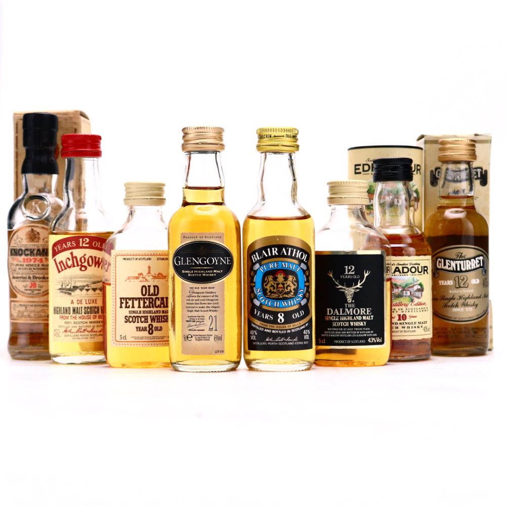 Highland & Speyside Miniatures x 8