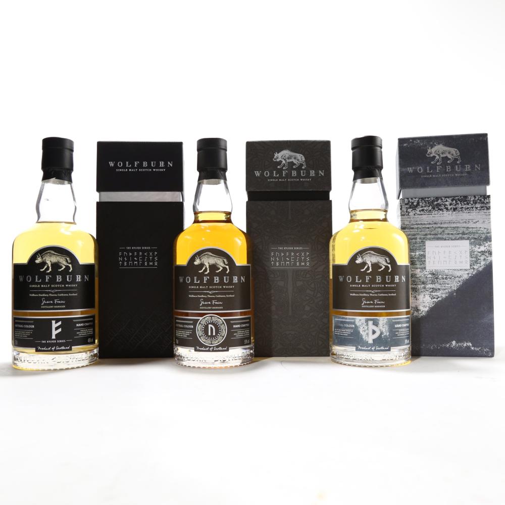 Wolfburn Kylver Series Limited Edition Releases 1-3 / 3 x 70cl