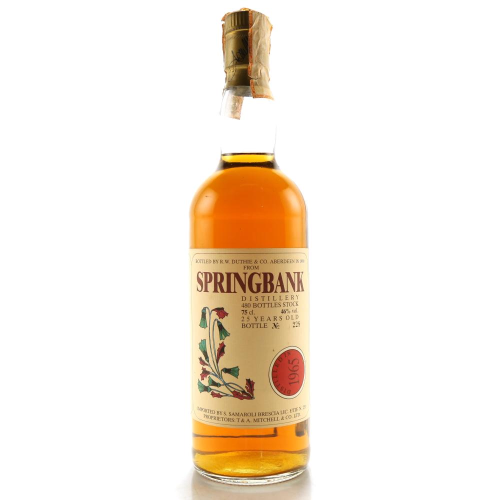 Springbank 1965 Samaroli 25 Year Old