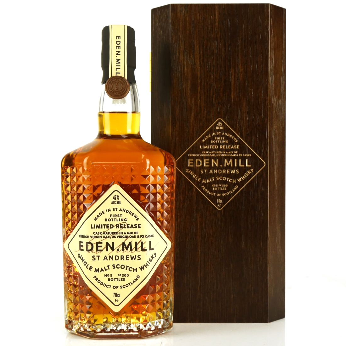 Eden Mill Single Malt First Bottling / Bottle #005