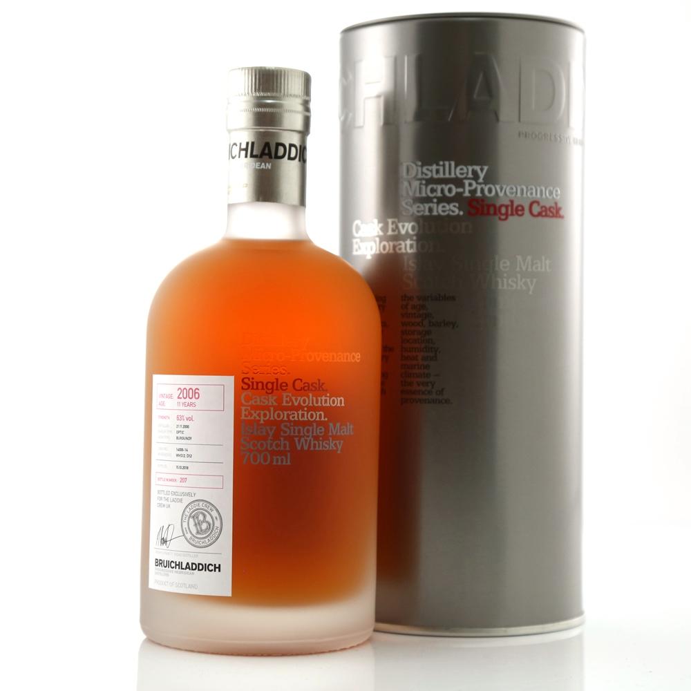 Bruichladdich 2006 Micro Provenance Single Cask 11 Year Old #14006-14 / UK Laddie Crew Exclusive