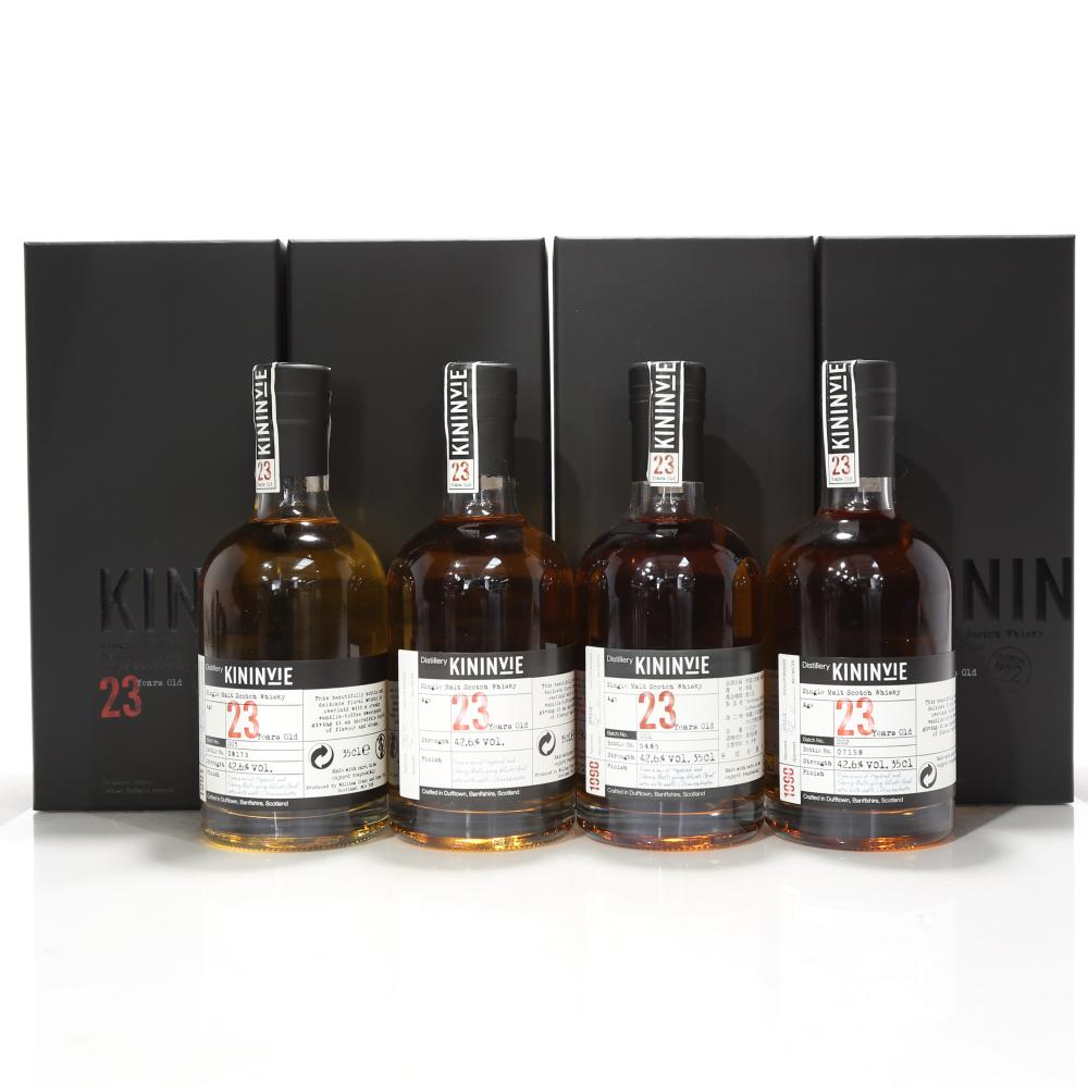 Kininvie 1990 Batches 1-3 & 23 Year Old / 4 x 35cl 