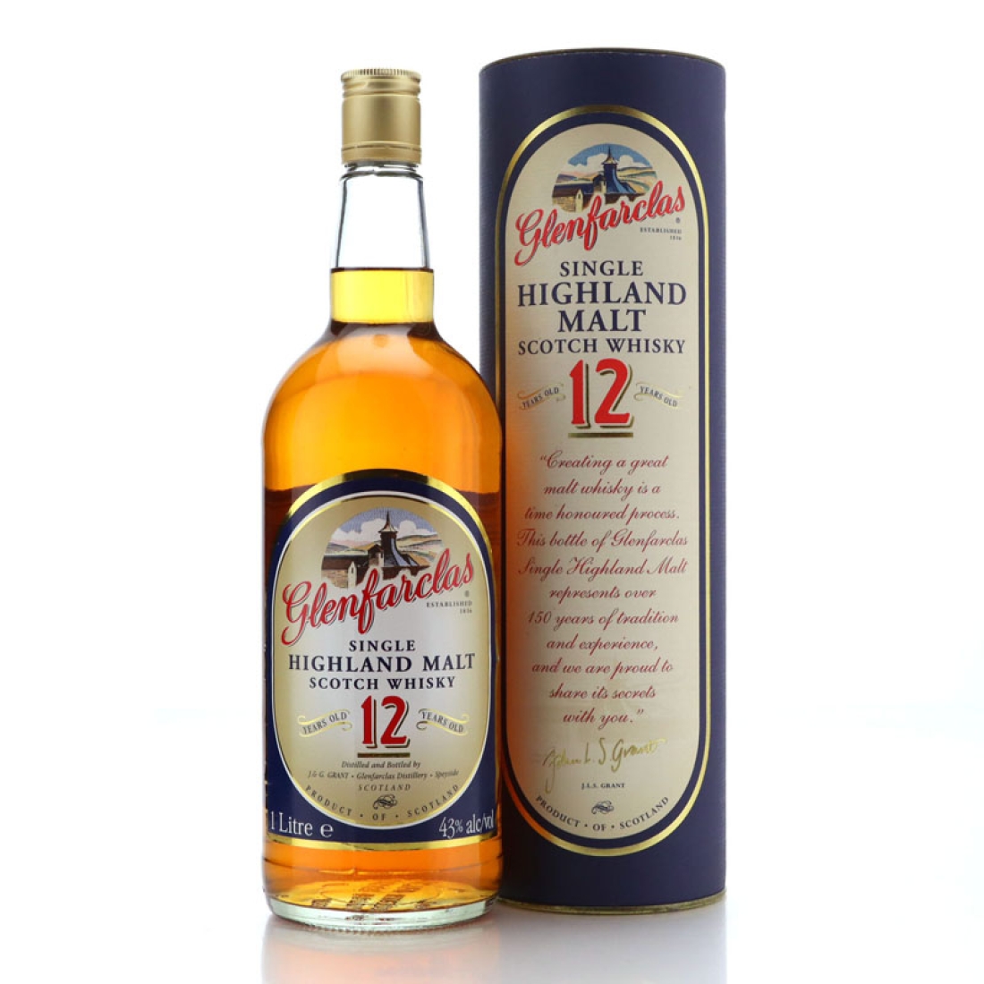 Glenfarclas 12 Year Old 1 Litre 1990s