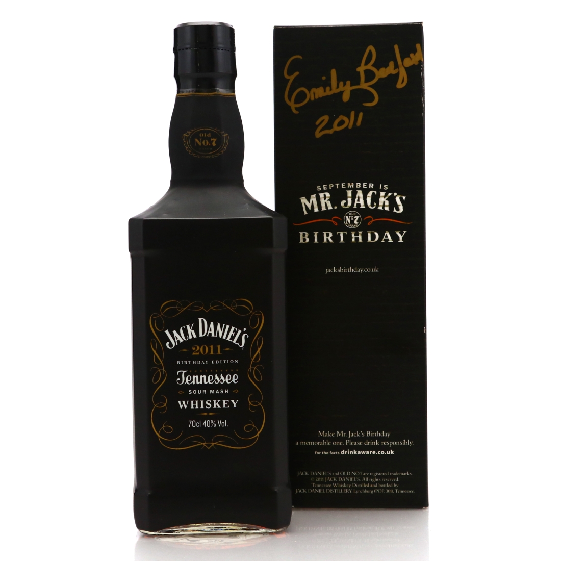 Jack Daniel's Old No.7 Brand Birthday Edition 2011 70cl / Signed