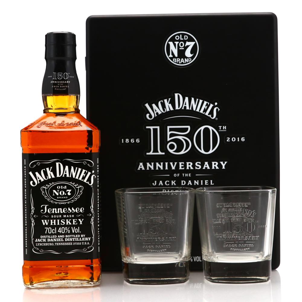 Jack Daniel's Old No.7 80 Proof 150th Anniversary Gift Pack 70cl