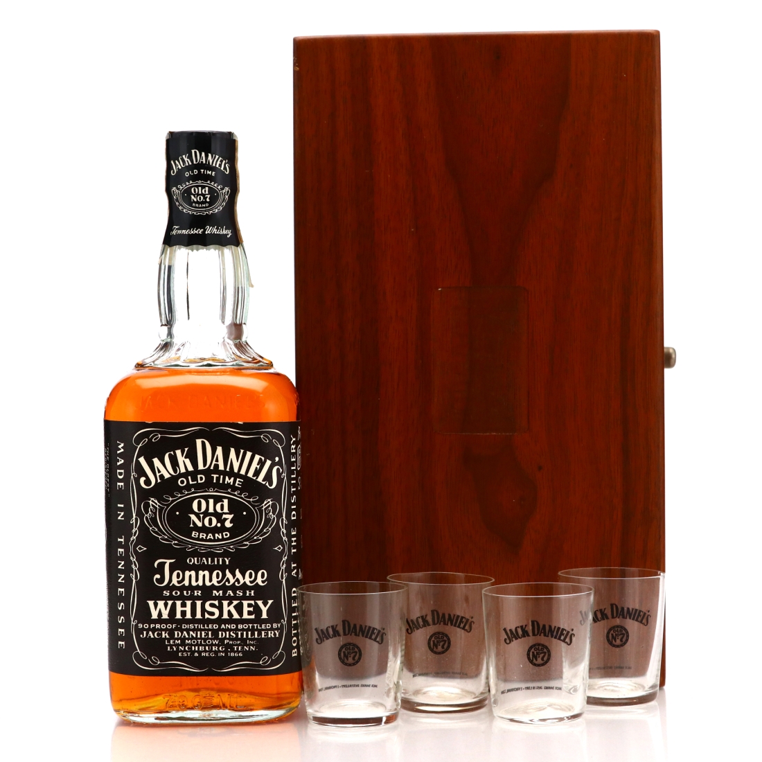 Jack Daniel's Old No.7 Brand 90 Proof Gift Pack 1977 70cl