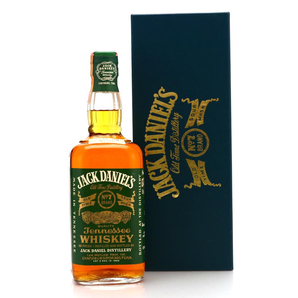 Jack Daniel's Old No.7 Brand Green Label 86 Proof 1984