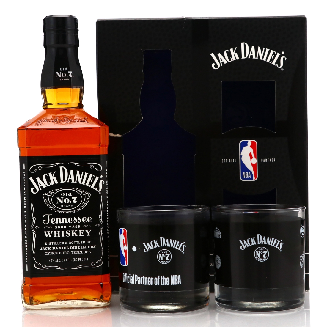 Jack Daniel's Old No.7 Brand 80 Proof / NBA Gift Pack