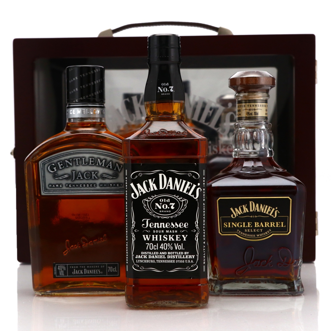 Jack Daniel's Family of Fine Whiskeys Gift Pack 2014 3 x 70cl