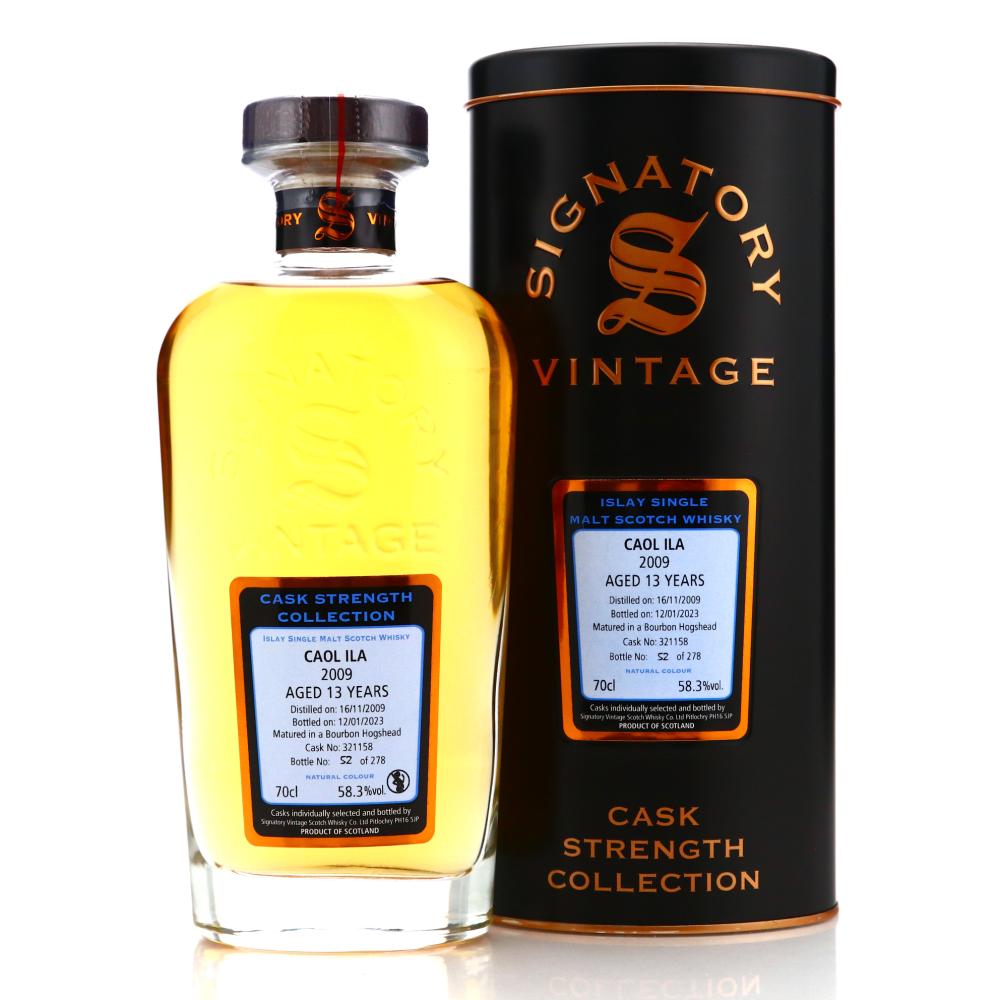 Caol Ila 2009 Signatory Vintage 13 Year Old Cask Strength