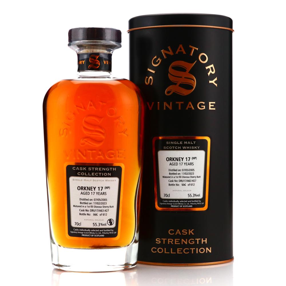 Highland Park 'Orkney 17' 2005 Signatory Vintage 17 Year Old Cask Strength #27
