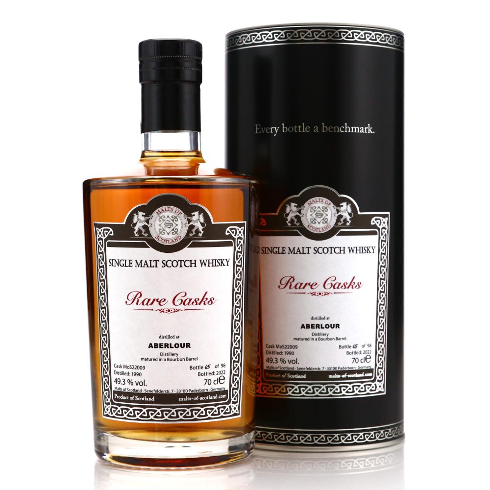 Aberlour 1990 Malts of Scotland Bourbon Barrel / Rare Casks