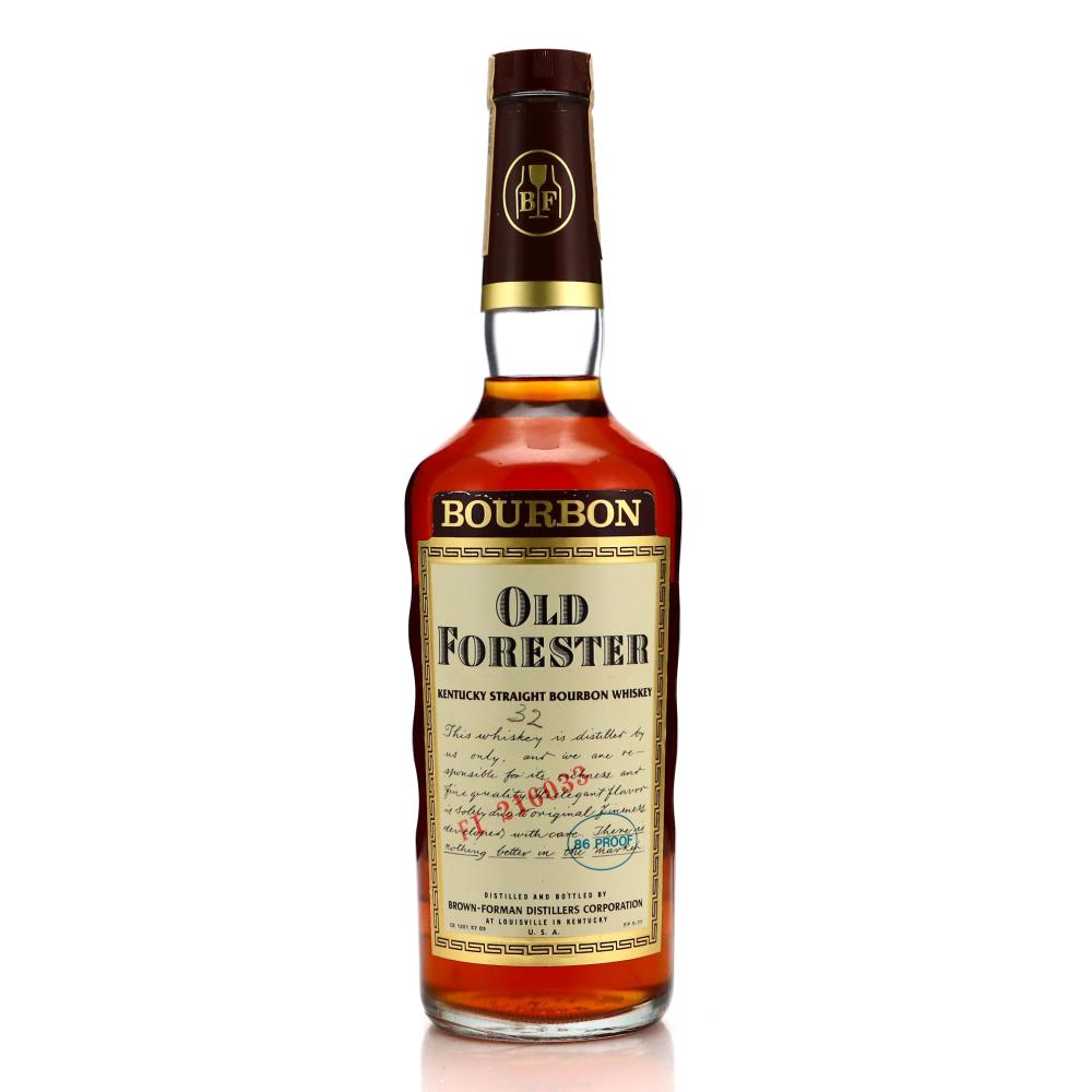 Old Forester Kentucky Straight Bourbon 70cl 1978