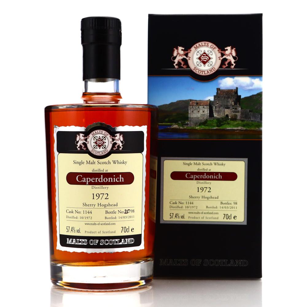 Caperdonich 1972 Malts of Scotland Sherry Hogshead #1144