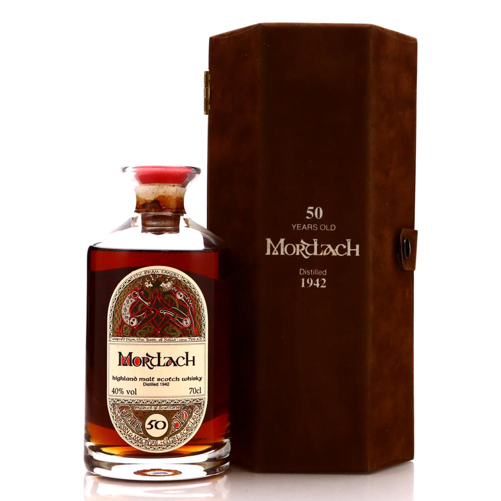 Mortlach 1942 Gordon and MacPhail 50 Year Old 'Book of Kells' Decanter