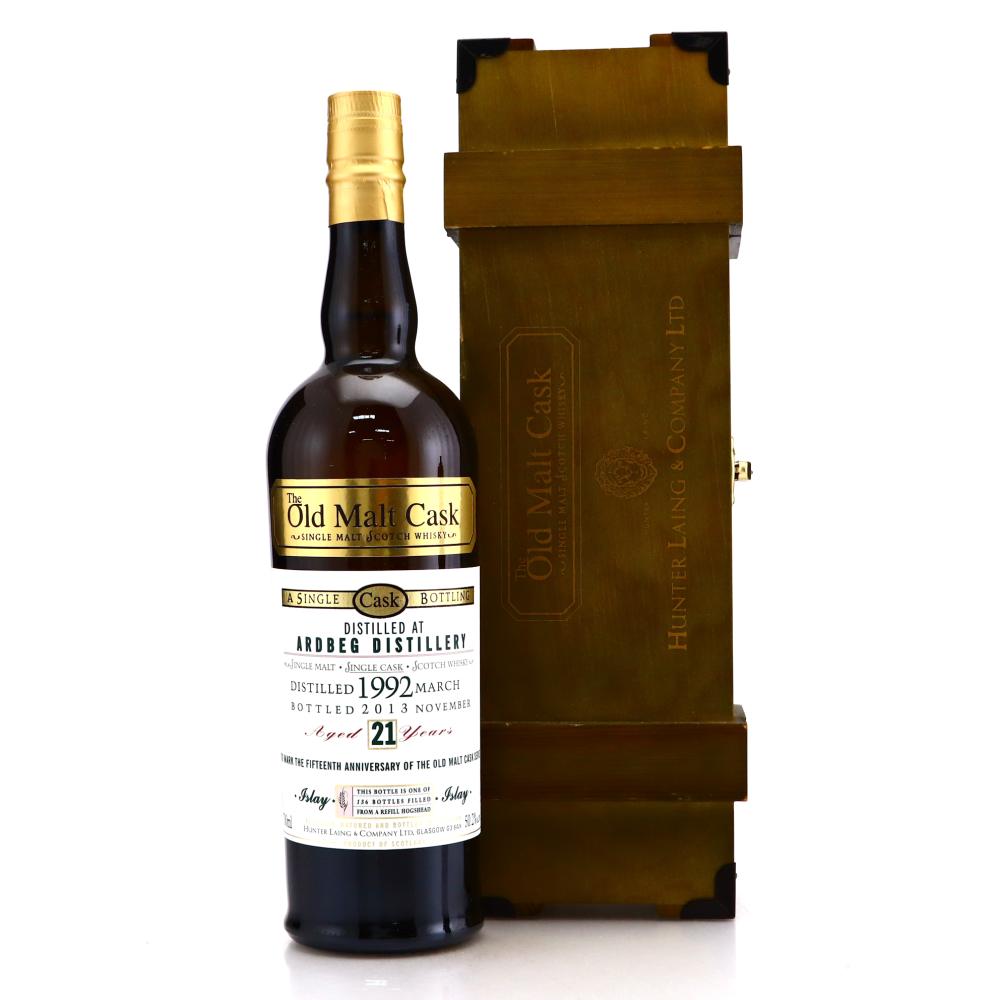 Ardbeg 1992 Hunter Laing 21 Year Old / Old Malt Cask 15th Anniversary