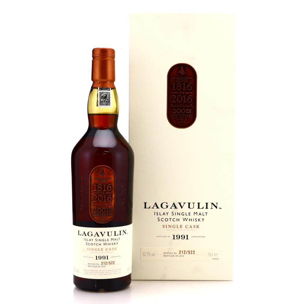 Lagavulin 1991 200th Anniversary 25 Year Old Single Cask