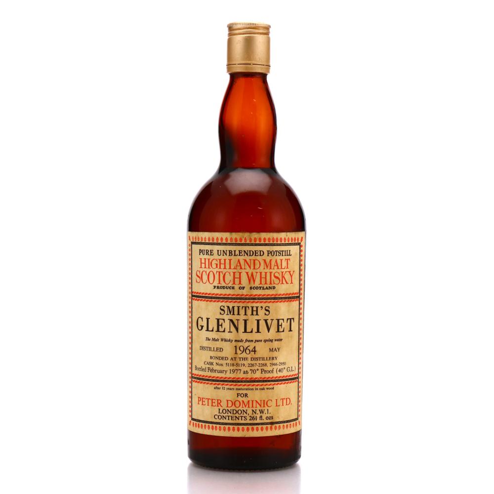 Glenlivet 1964 Peter Dominic bottled 1977