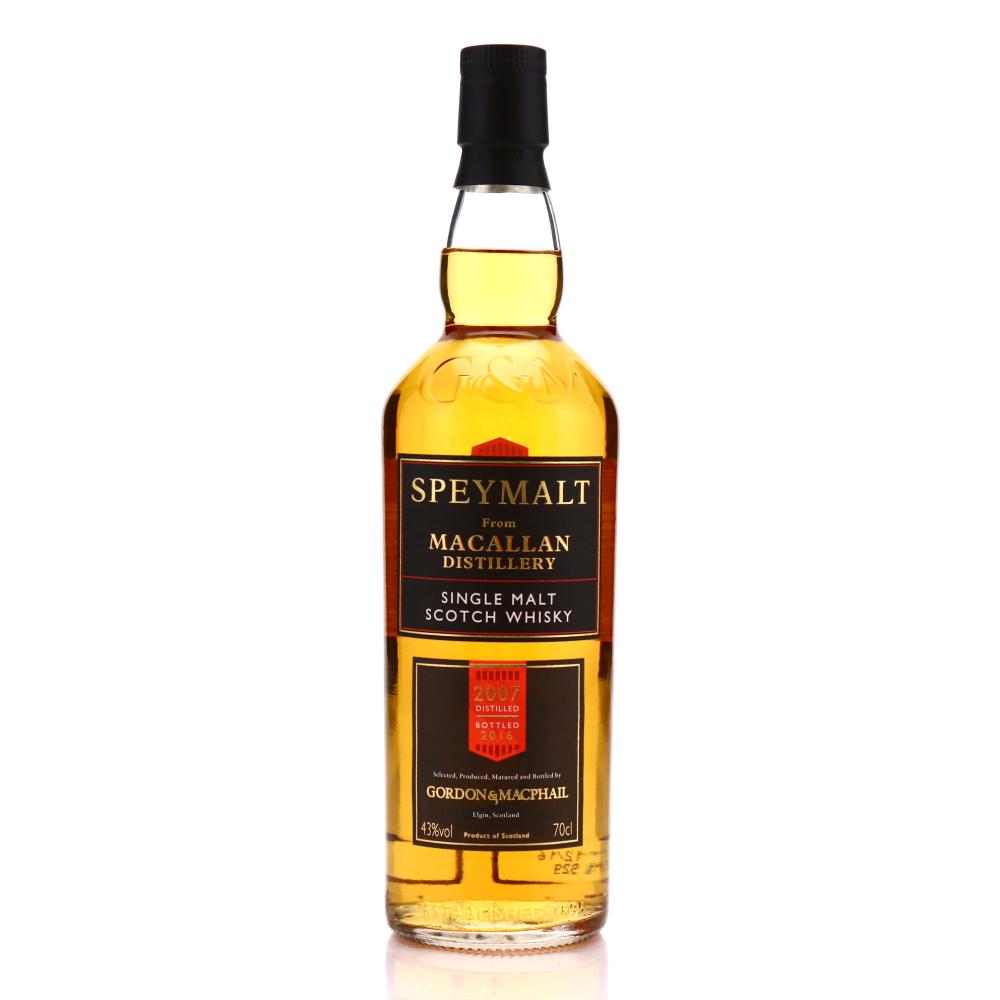 Macallan 2007 Gordon and MacPhail Speymalt bottled 2016