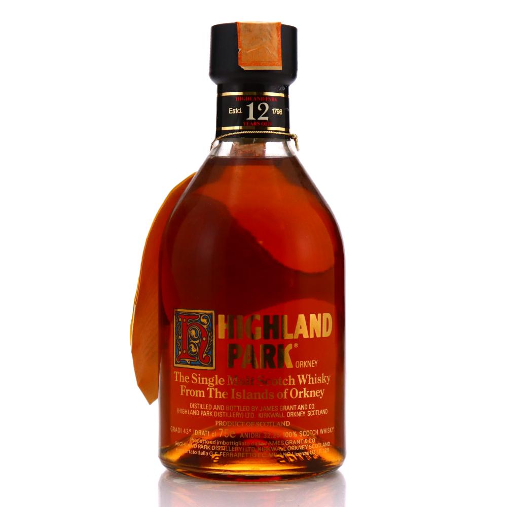 Highland Park 12 Year Old early 1980s / Ferraretto Import