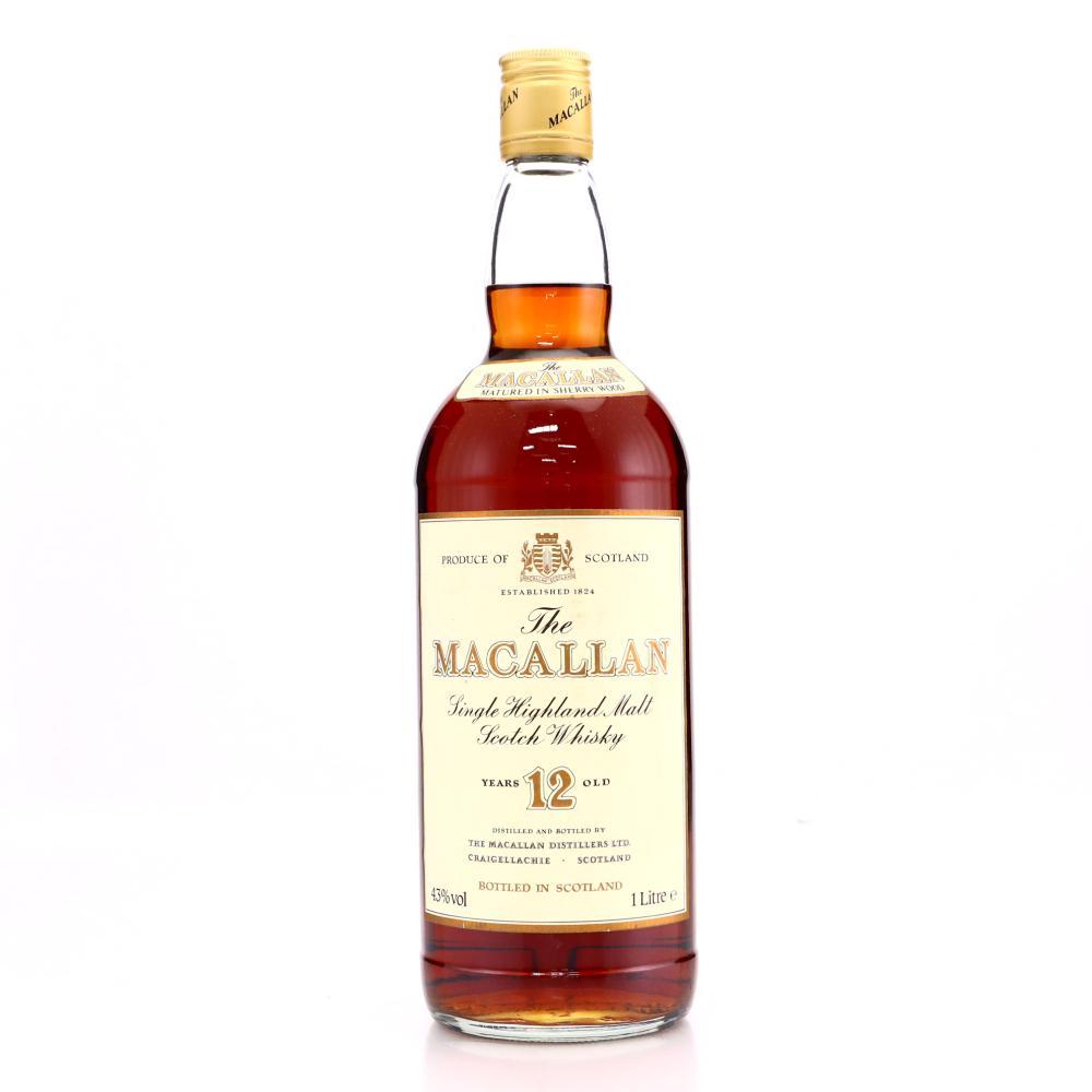 Macallan 12 Year Old 1 Litre 1980s