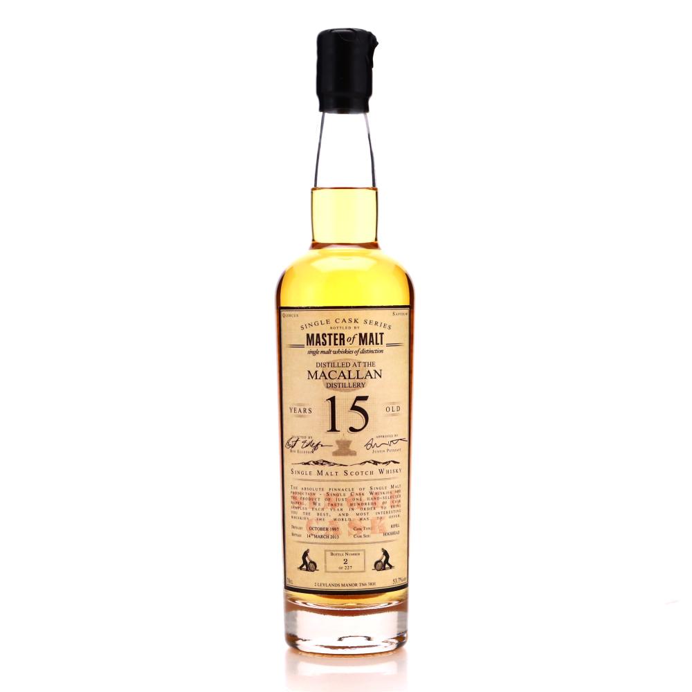 Macallan 1997 Master of Malt 15 Year Old