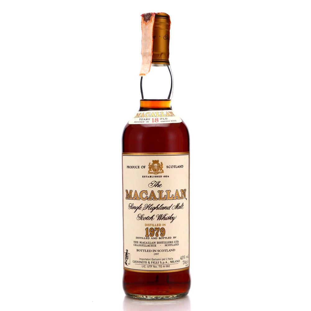 Macallan 1979 18 Year Old / Giovinetti Import