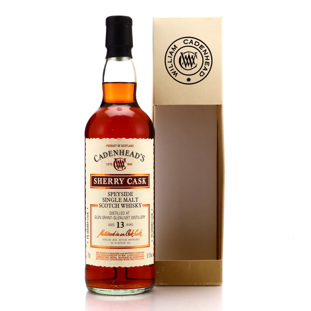 Glen Grant 2009 Cadenhead's 13 Year Old Sherry Cask