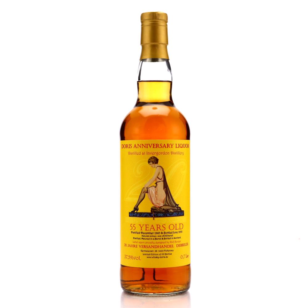 Invergordon 1965 Whisky-Doris 55 Year Old / Doris Anniversary Liquor