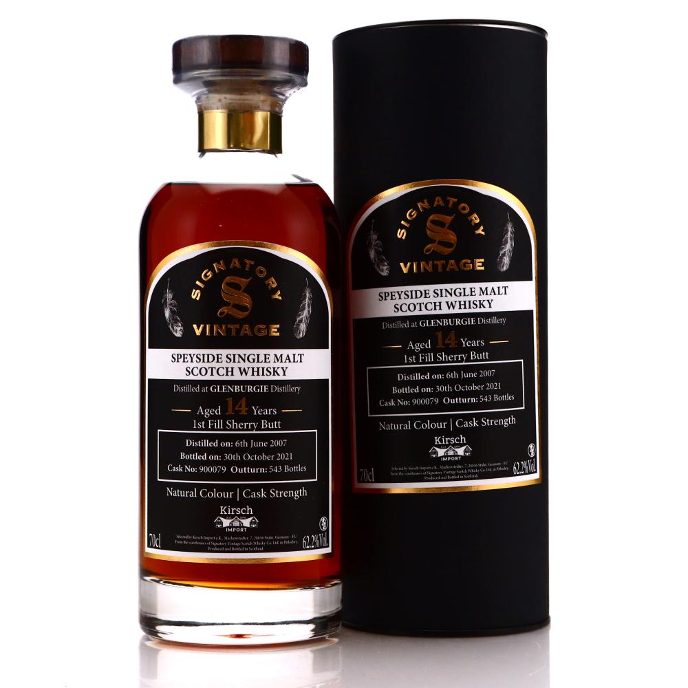 Glenburgie 2007 Signatory Vintage 14 Year Old / Kirsch Import
