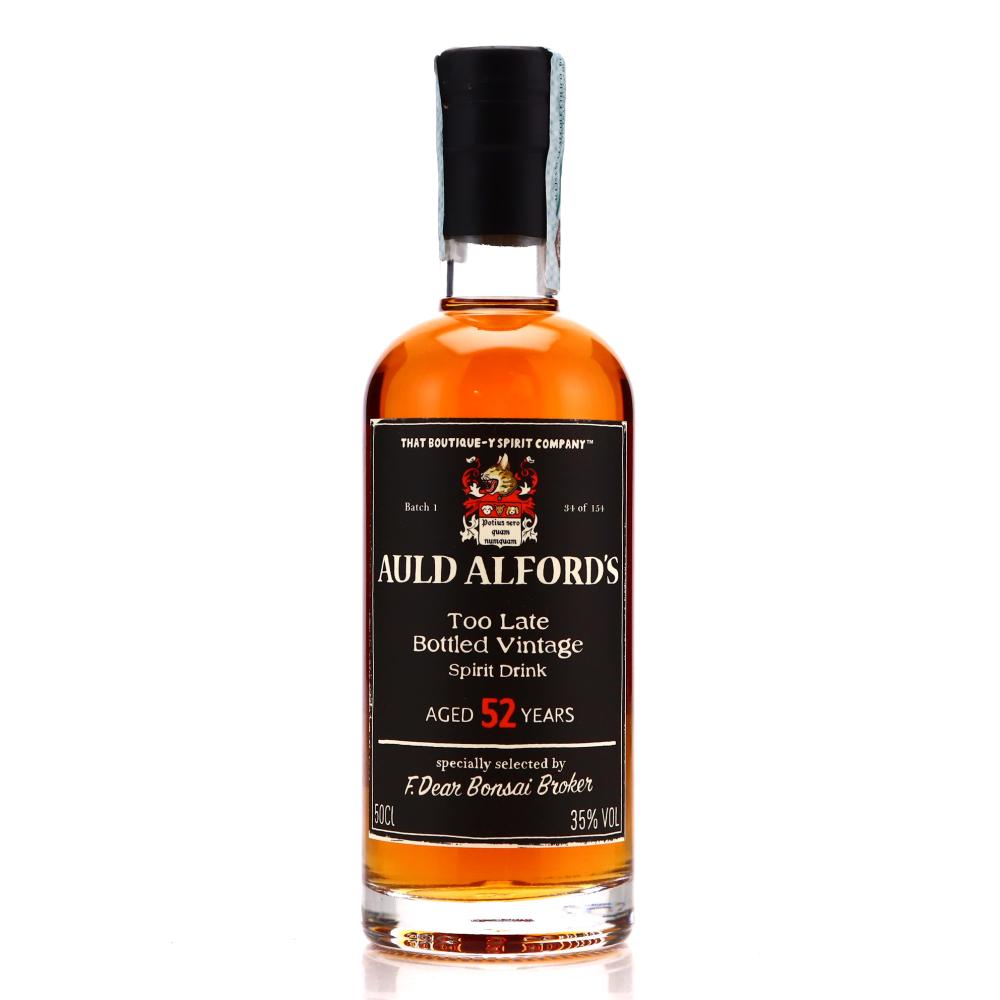 Auld Alford's 52 Year Old That Boutique-y Spirit Company Batch #1