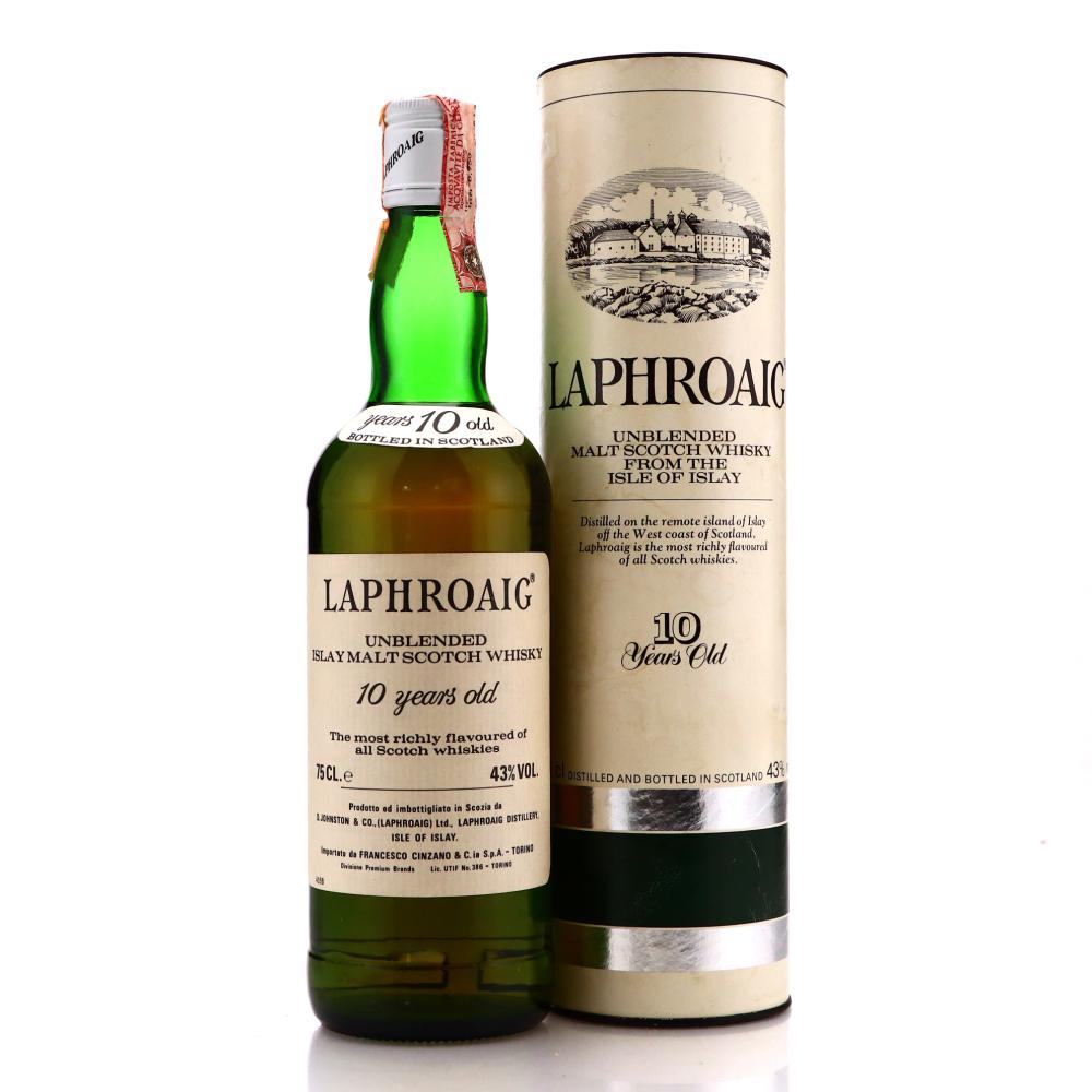 Laphroaig 10 Year Old early 1980s / Cinzano Import