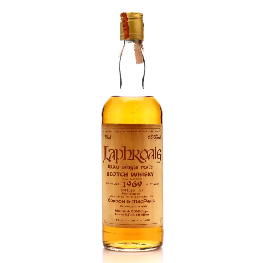 Laphroaig 1969 Gordon and MacPhail Cask Strength Celtic Label / Donini Import