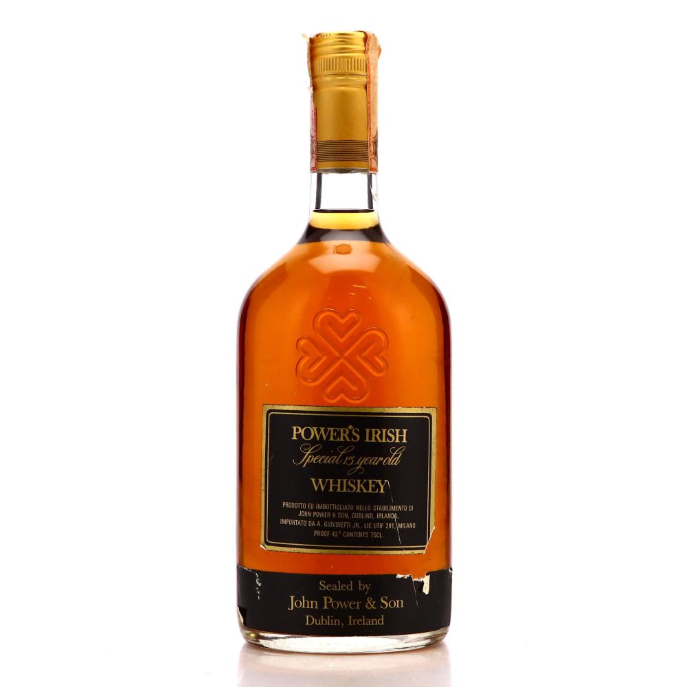 Power's Irish Special 15 Year Old 1960s / Giovinetti Import