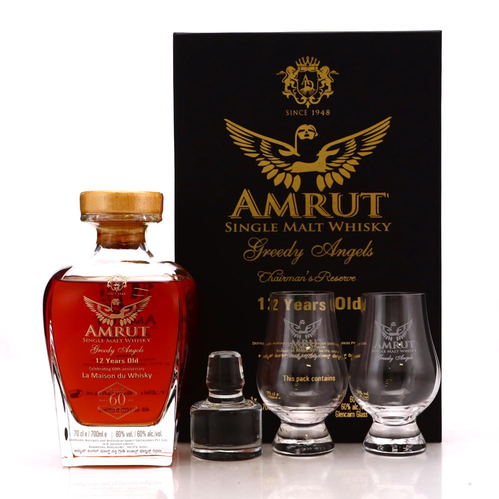 Amrut Greedy Angels 12 Year Old Chairman's Reserve / LMDW 60th Anniversary