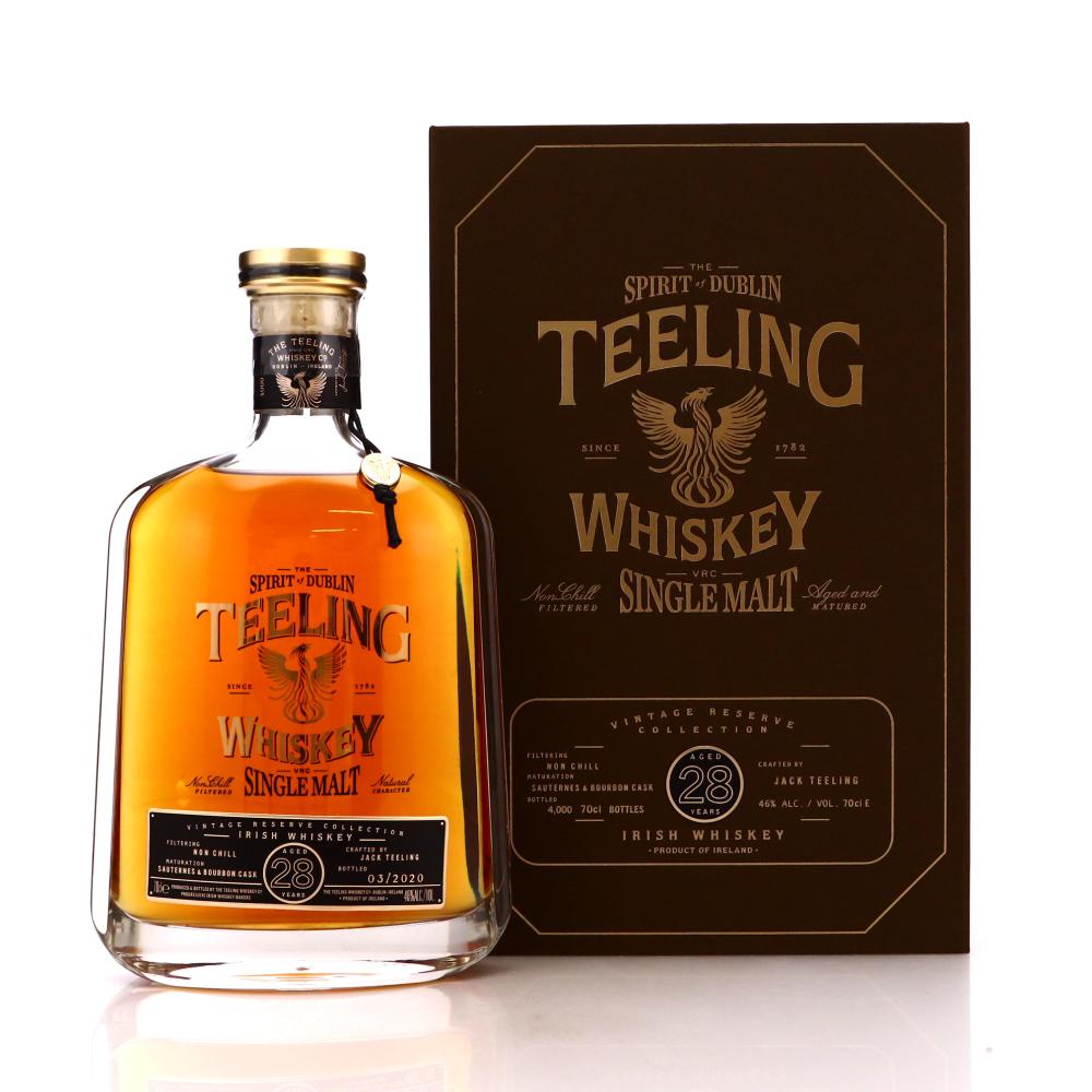 Teeling Whiskey 28 Year Old Vintage Reserve Single Malt / Bourbon & Sauternes