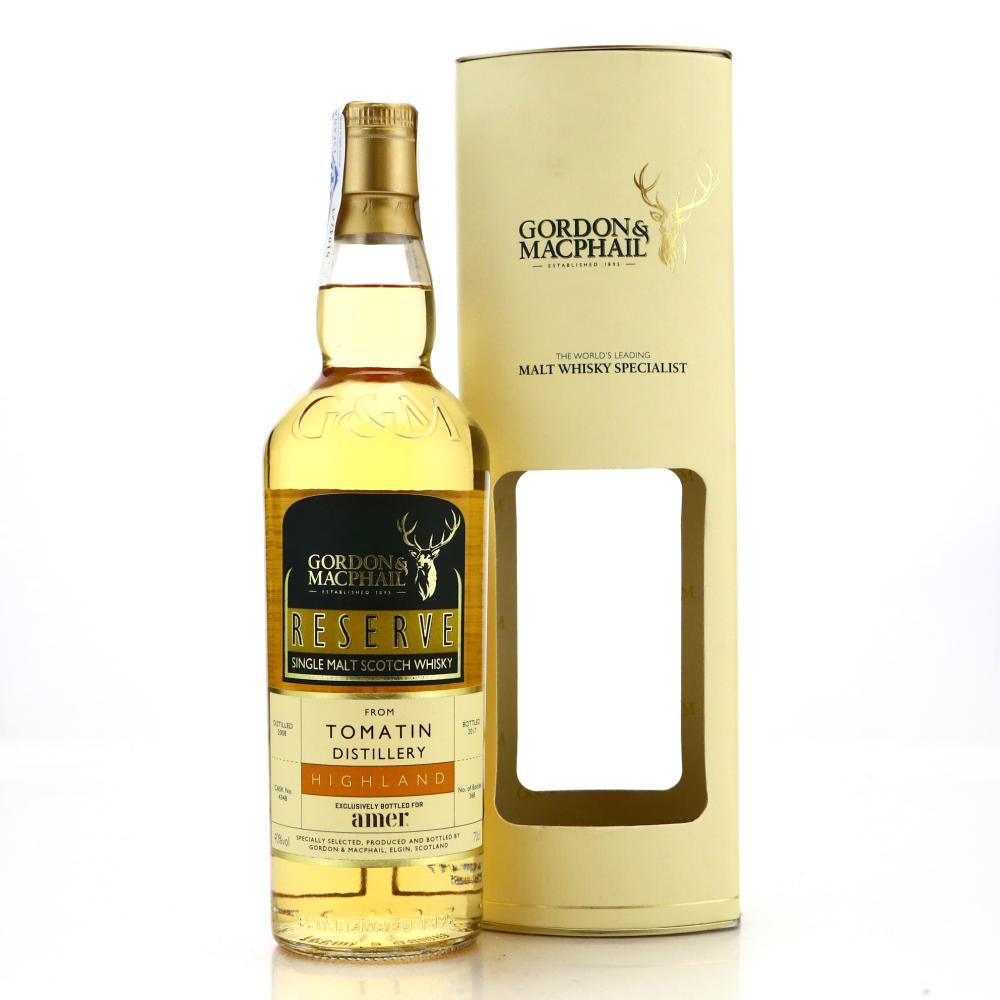 Tomatin 2008 Gordon and MacPhail Reserve / Amer