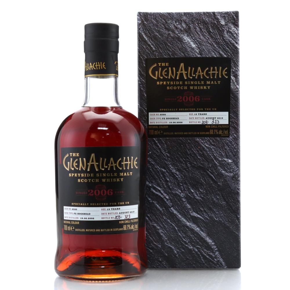 Glenallachie 2006 Single PX Cask 13 Year Old #6580 / UK