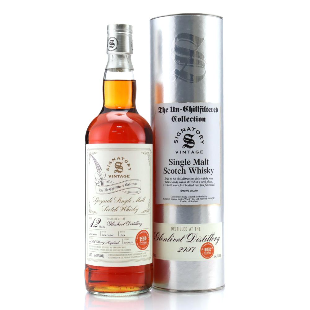 Glenlivet 2007 Signatory Vintage 12 Year Old / TWE 20th Anniversary