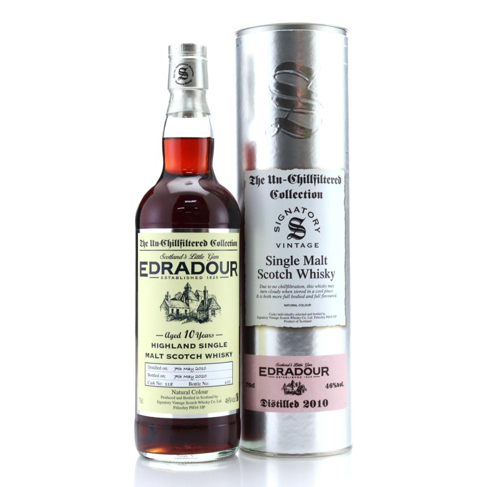 Edradour 2010 Signatory Vintage 10 Year Old 