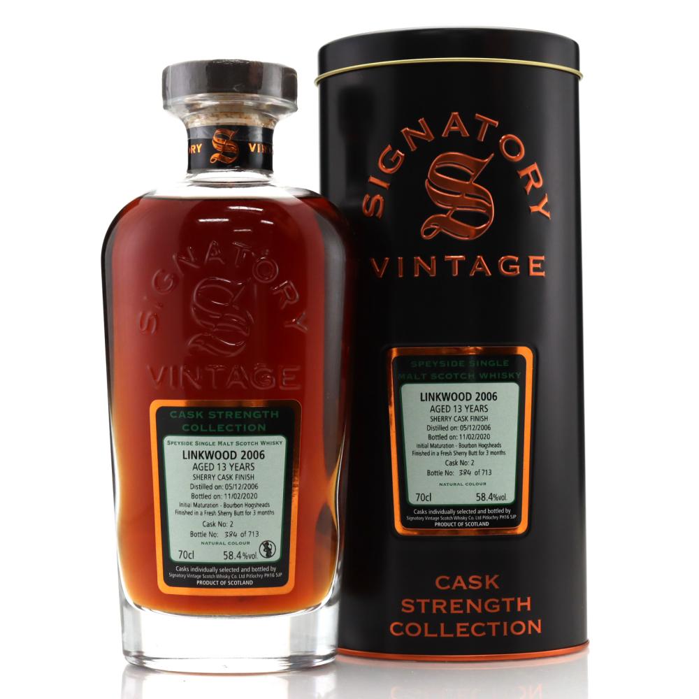 Linkwood 2006 Signatory Vintage 13 Year Old Cask Strength