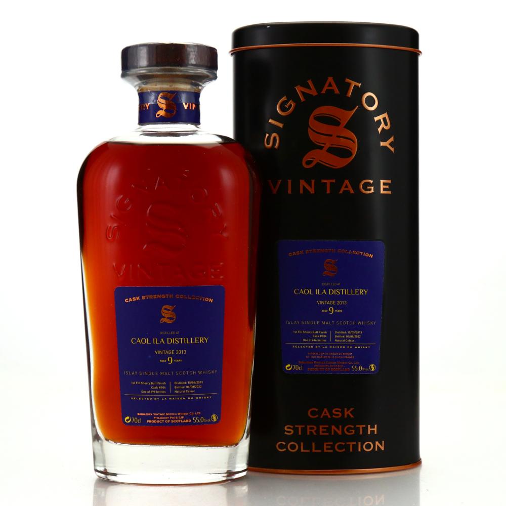 Caol Ila 2013 Signatory Vintage 9 Year Old Cask Strength / LMDW