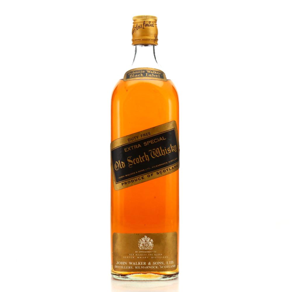 Johnnie Walker Extra Special Black Label 1960s / Duty Free