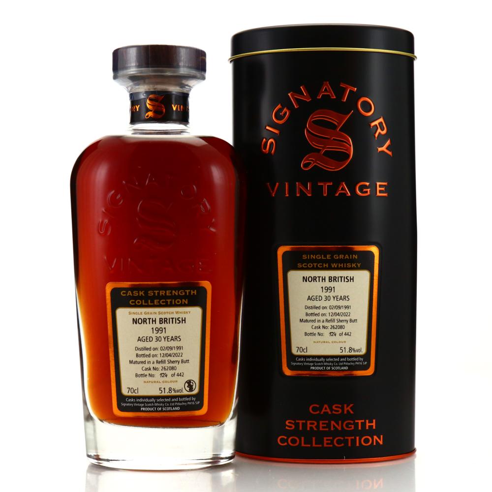 North British 1991 Signatory Vintage 30 Year Old Cask Strength #262080