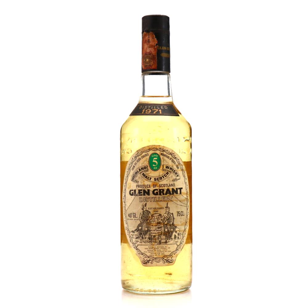Glen Grant 1971 Gordon and MacPhail 5 Year Old / Giovinetti Import