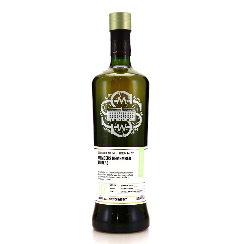 Glen Scotia 2010 SMWS 10 Year Old 93.151
