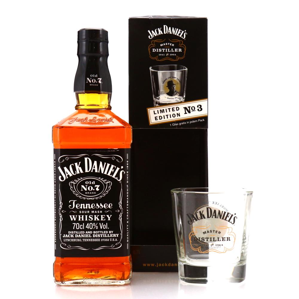 Jack Daniel's Old No.7 Brand 80 Proof Gift Pack 70cl / Master Distiller No.3