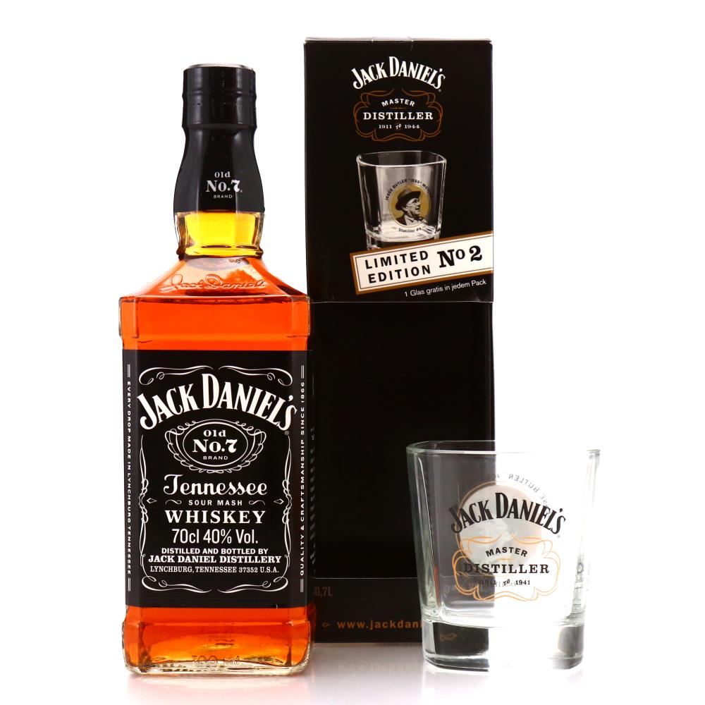 Jack Daniel's Old No.7 Brand 80 Proof Gift Pack 70cl / Master Distiller No.2