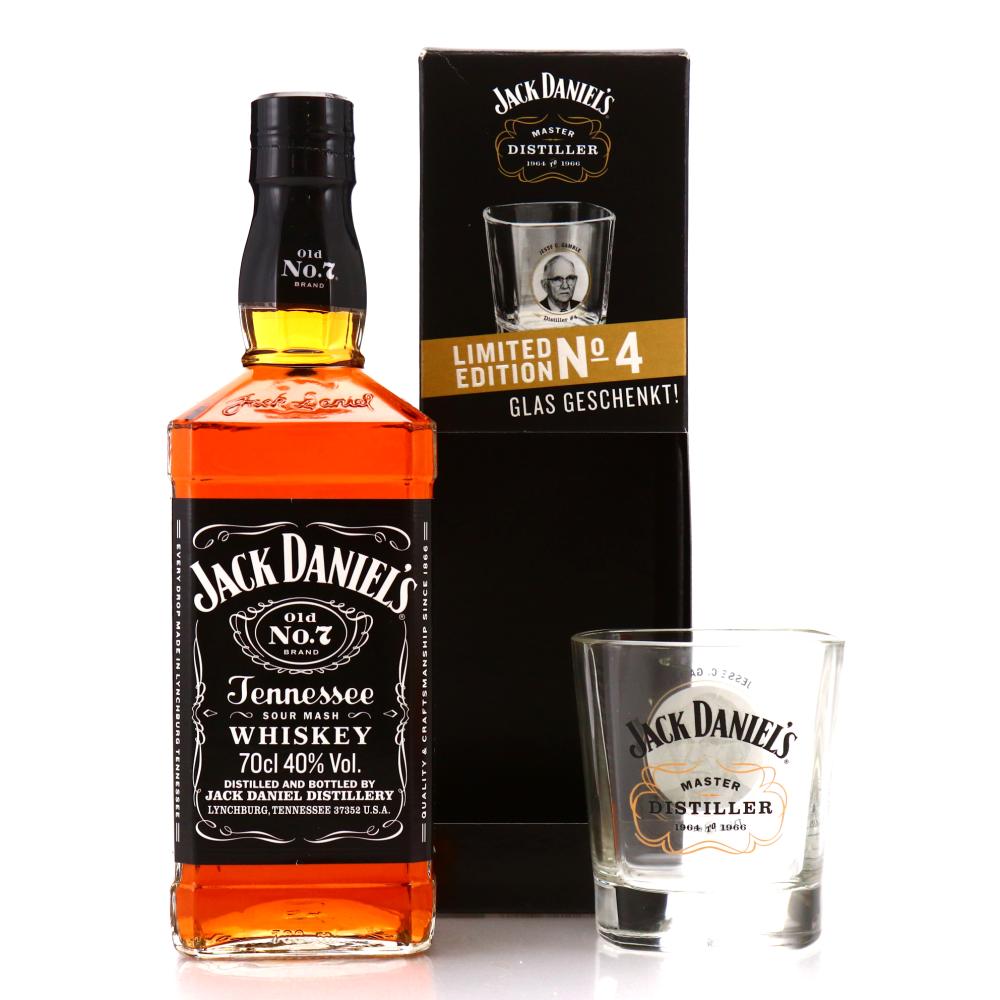 Jack Daniel's Old No.7 Brand 80 Proof Gift Pack 70cl / Master Distiller No.4