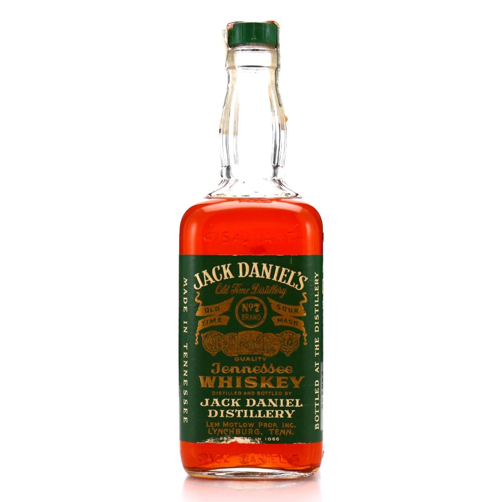Jack Daniel's Old No.7 Brand Green Label 90 Proof 1969